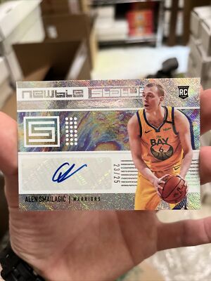 2019-20 Panini Status Newbie Status Autograph Alen Smailagic #ed 23/25 Rookie RC