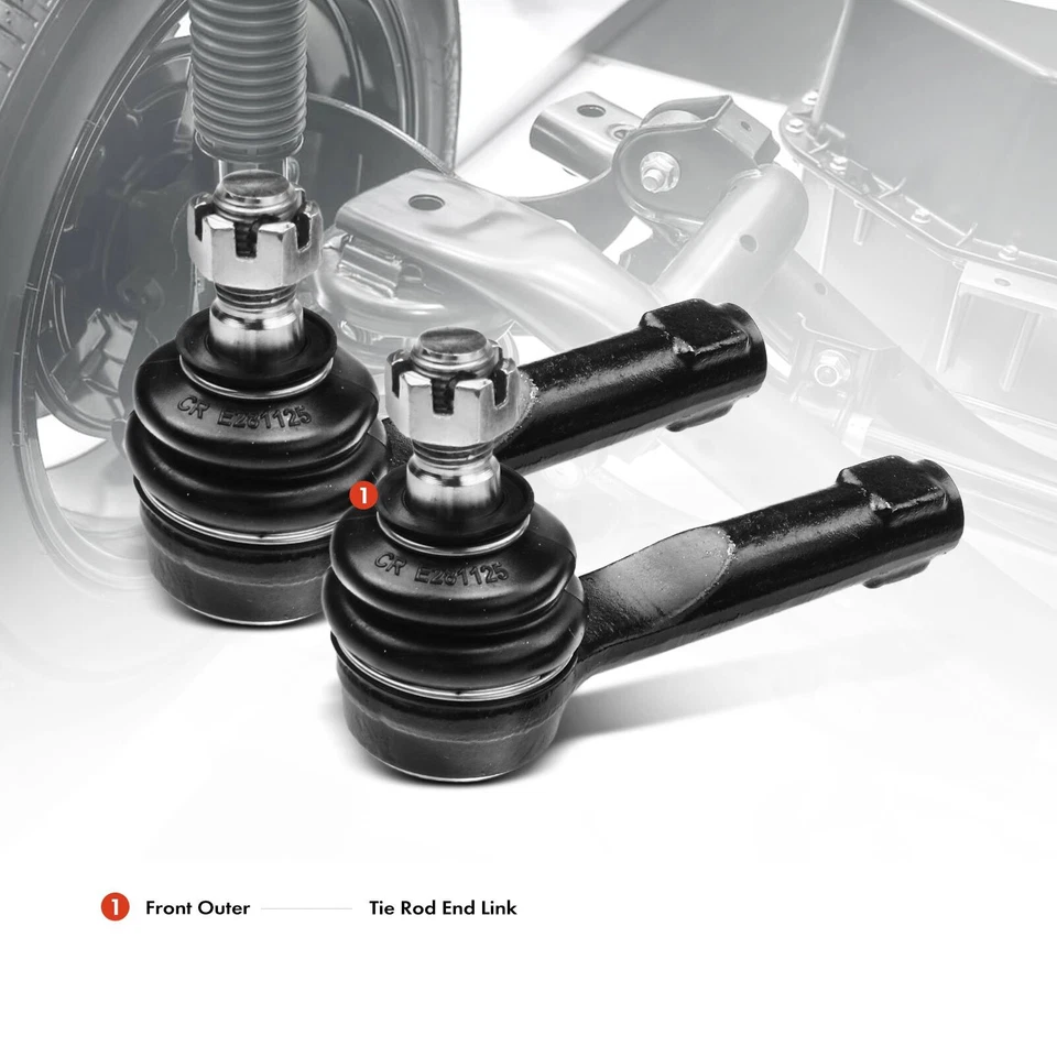 Barra y piñón de dirección asistida + barra de amarre exterior para Nissan Sentra 95-99 200SX 95-98 Foto 2 de 4