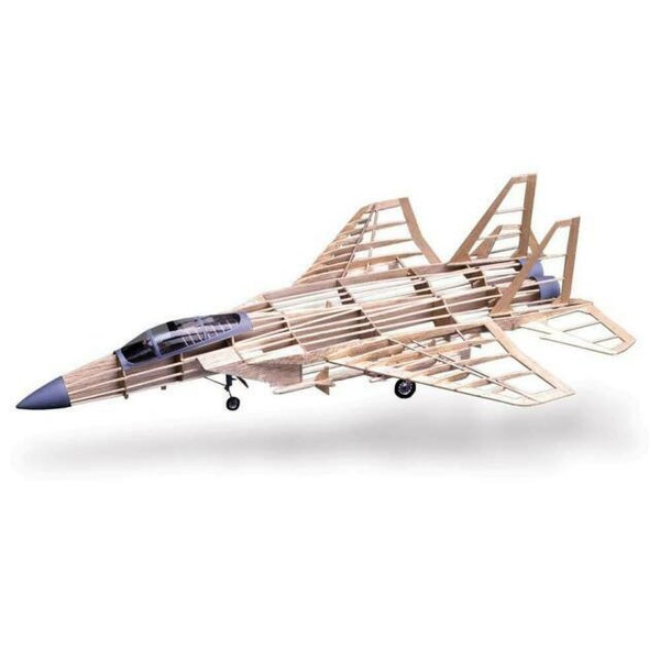 Guillow F15 Eagle Model Kit Balsa Wood US NATO Jet Fighter Airplane 1