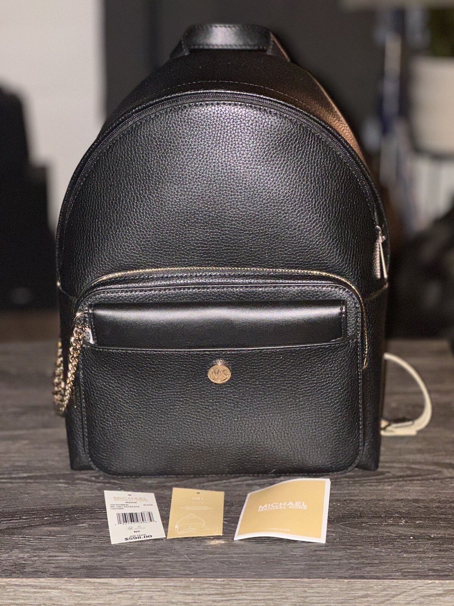 MICHAEL KORS BLACK COLOR 
Maisie Medium Pebbled Leather 2-in-1 Backpack Maisie Medium Pebbled Leather 2-in-1 Backpack in BLACK  main image 3