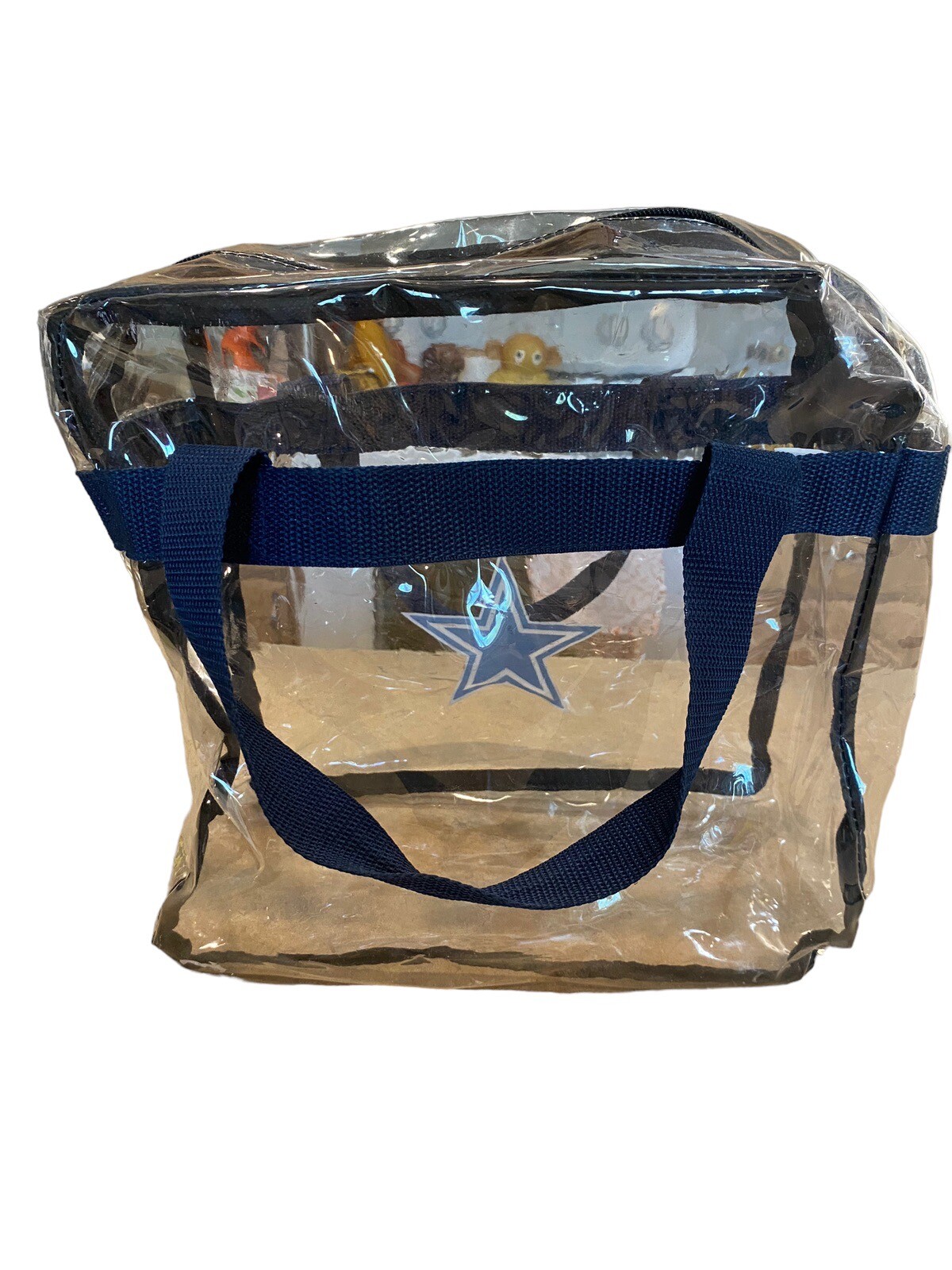 NFL Dallas Cowboys Clear Zipper Tote Bag Stadium Approved eBay