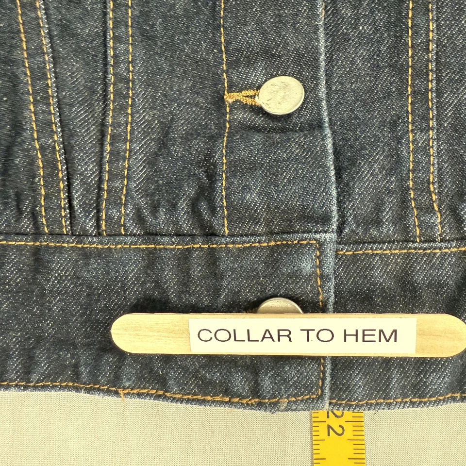 Chaqueta de mezclilla Billy Blues para mujer pequeña Western Trucker hecha en EE. UU. Retro Foto 4 de 4