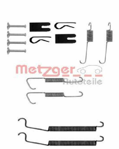 Original Metzger Brake Shoe Accessory Set 105-0805 for Citroën Peugeot