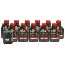Motul + OEM Engine Oil Change Kit (5W30) (11 Liter) (X-CLEAN EFE 8100)