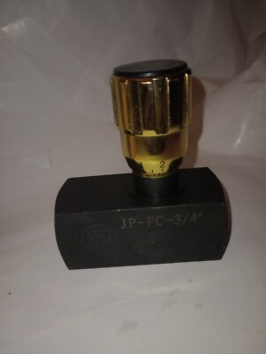 NEW GENUINE DYNAMIC JP JP-FC-3/4'' NPT FLOW CONTROL VALVE 5000 PSI