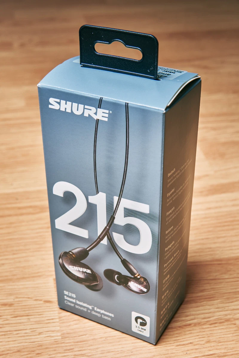 Shure SE215-K Sound Isolating In-Ear DJ Monitoring Headphones