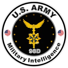 US Army Military Intelligence Bumper Sticker Military Soldier Decal 5"