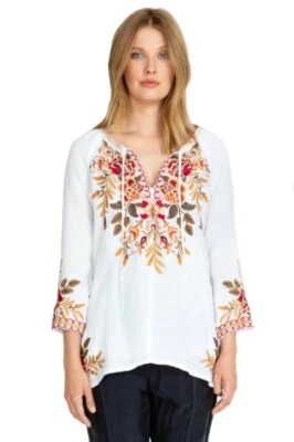 Johnny Was Charlotte Blouse Paysanne - W17319-5 - Photo 1/2