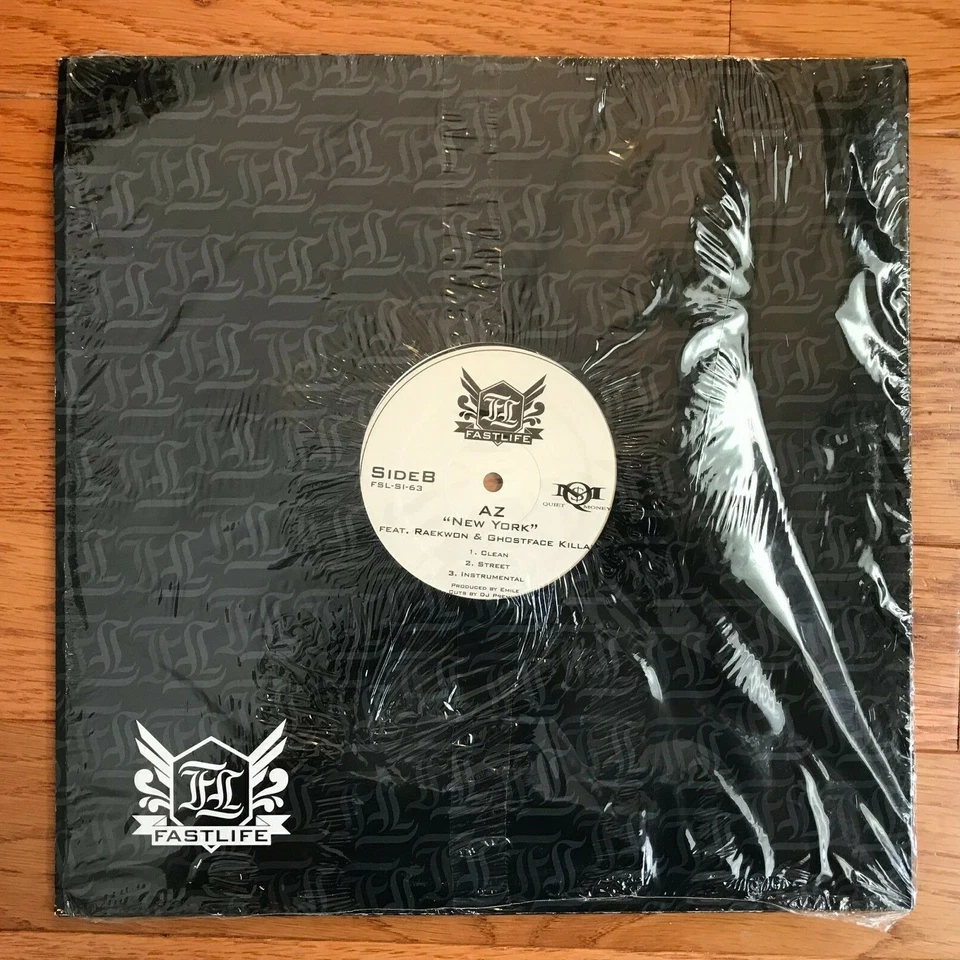 AZ - Still Alive / New York 12" LP Fastlife 2005 Ghostface Killah Raekwon VG+ - Image 2 of 4
