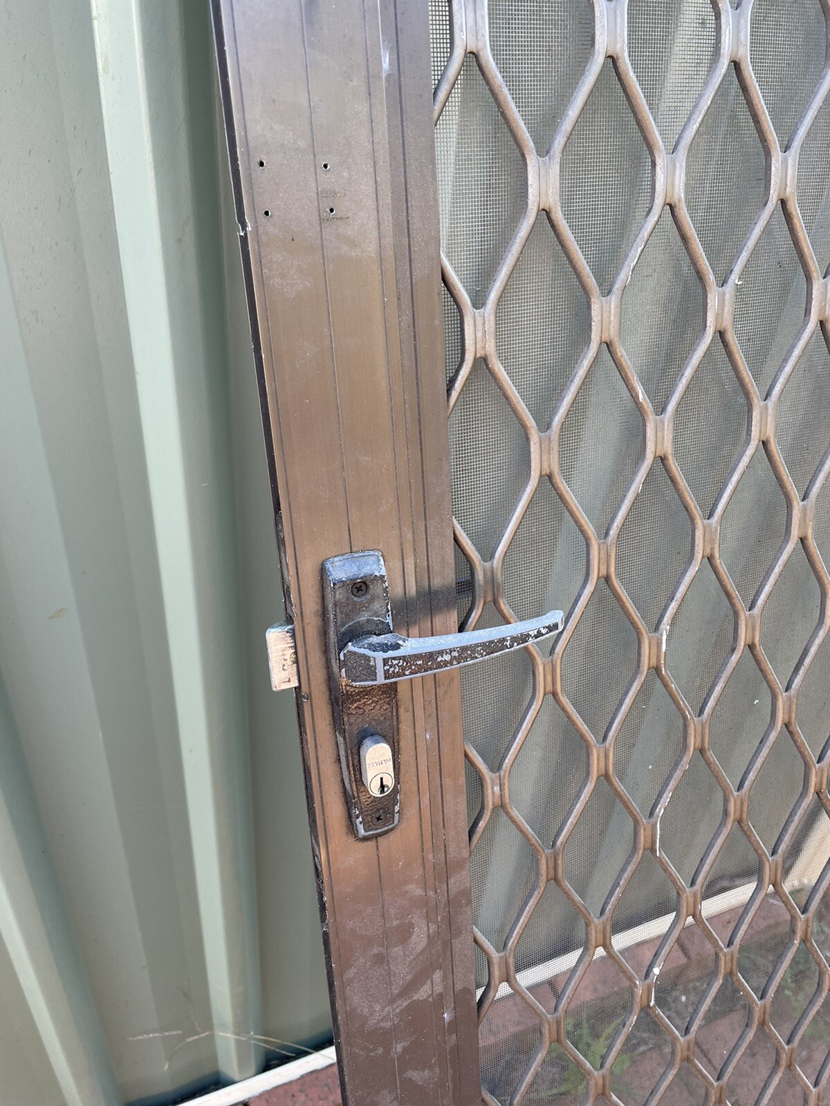 aluminium security door 2022mm x 806mm eBay