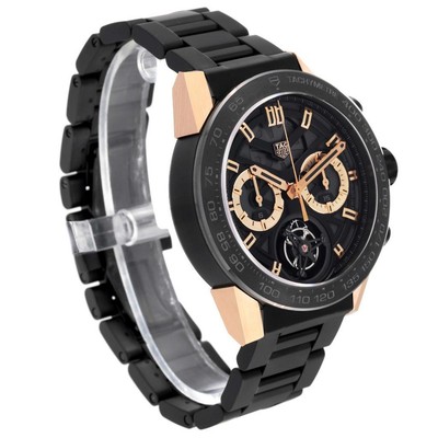 tag heuer rose gold mens watch