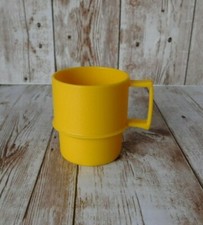 Vintage Tupperware Toys Yellow Replacement Pretend Play Cup W/ Handle 1.75in