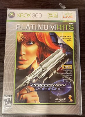 Perfect Dark Zero Xbox 360 Platinum Hits Brand New Sealed RARE 2005