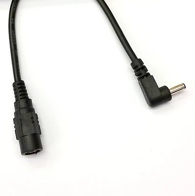 DC POWER ADAPTER CABLE 3.5mm x 1.35mm RIGHT ANGLE 90° CONVERTOR ANDROID MP3 MP4
