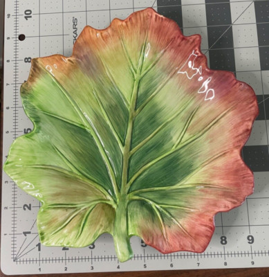 FITZ & FLOYD - ''Harvest Heritage'' 9 1/2'' canape plate (H)
