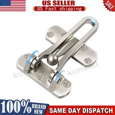 Door Lock Stainless Steel Buckle Padlock Latch for Home  Hotel Security Guard