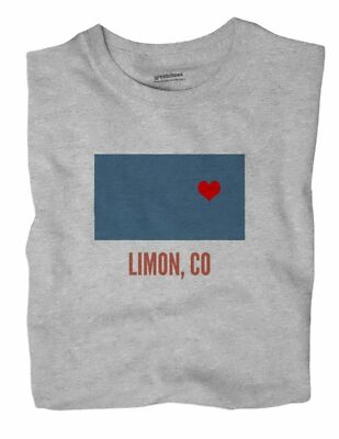 Limon Colorado CO T-Shirt HEART