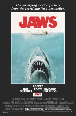 Jaws Movie Mini Poster 11.5'' x 17.5'' Laminated