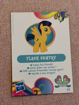 My little Pony Blind Bag Flash Sentry   Sammelkarte