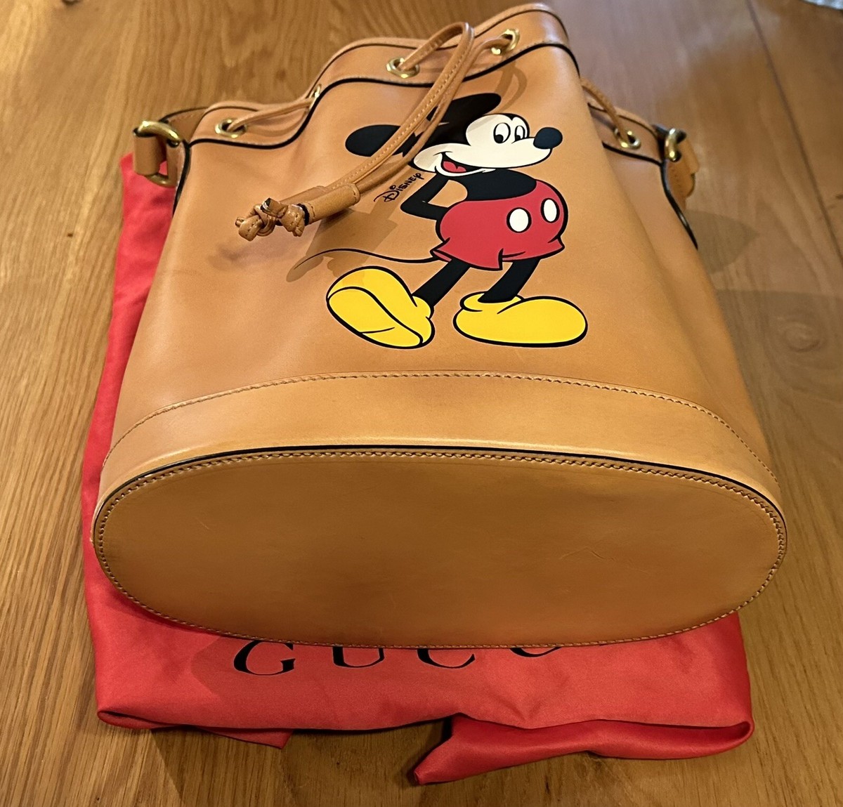 Gucci X Disney Mickey Mouse bucket bag (unused) no tags. | eBay UK
