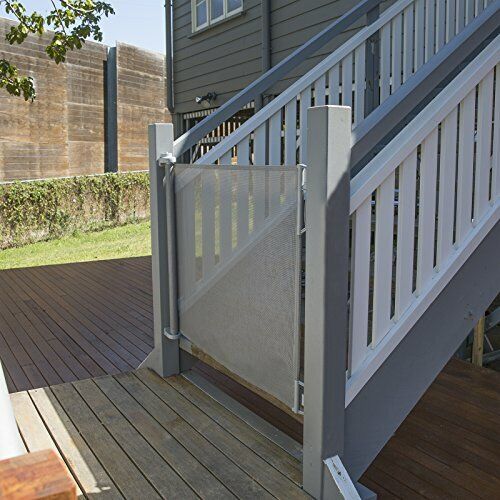 Perma Child Safety Outdoor Retractable Baby Gate, Extra Wide