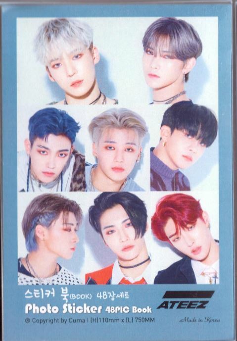 ATEEZ Photo Sticker 48P K-POP ATEEZ-01-00 | eBay