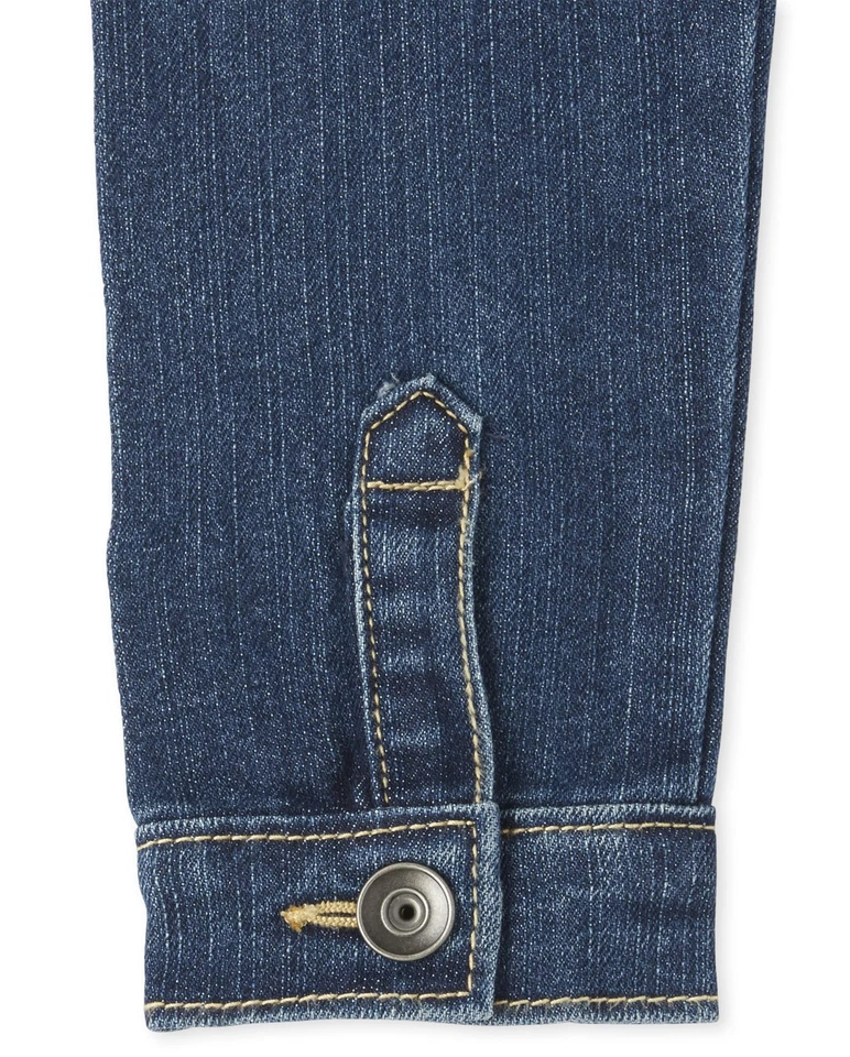 Chaqueta vaquera básica para niñas Dk StoneS 5/6 Foto 4 de 4