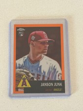 2022 Topps Chrome Platinum Anniversary JANSON JUNK #280 Orange Refractor /25