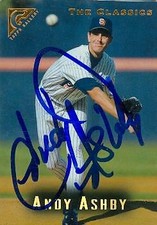 Andy Ashby autographed Baseball Card (San Diego Padres) 1996 Topps Gallery #61