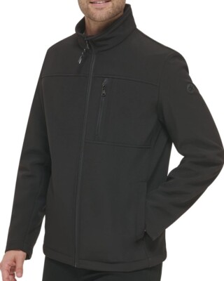 NWT  Calvin Klein Men's Water Resistant, Windbreaker Jacket Black Size M