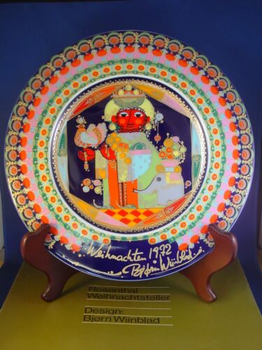 Bjorn Wiinblad for Rosenthal Studio-Linie Christmas Plate ~ Multiple Years - Picture 1 of 24