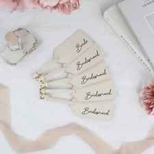 Hen Party Luggage Tag Gift PU Leather Personalised Holiday Suitcase Name Tag