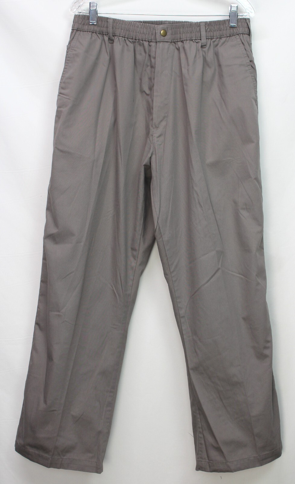 Haband Casual Joe Men's Elastic Waist Pants Gray Size 38 eBay