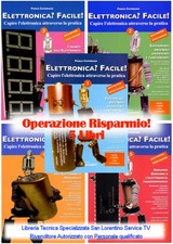 ELETTRONICA FAI DA TE  IMPARARE FACILMENTE DA ZERO PRATICA 5 LIBRI IN OFFERTA