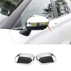 For Mitsubishi Outlander 2023-2024 Chrome Rear View Side Mirror Cover Trim 2PCS