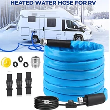 15/30/60ft Heated Water Hose for RV -45℉ Antifreeze Heated Drinking Water Hose
