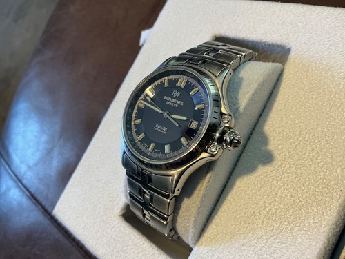 Raymond Weil Parsifal 39mm Stainless Steel Case Band Men's Wristwatch