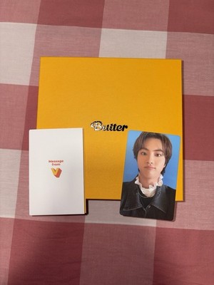 Official Full BTS Album Butter Cream Jin PC V Message Card Photocard Taehyung