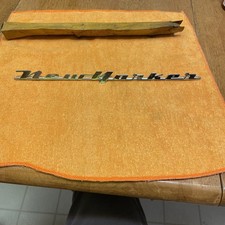Nos Mopar 1953 Chrysler New Yorker C56-1 Models 1456251 Fender Badge Emblem