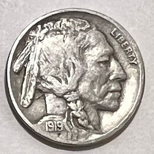 1919-S BUFFALO NICKEL NICE SEE PHOTOS FOR GRADE NICE!