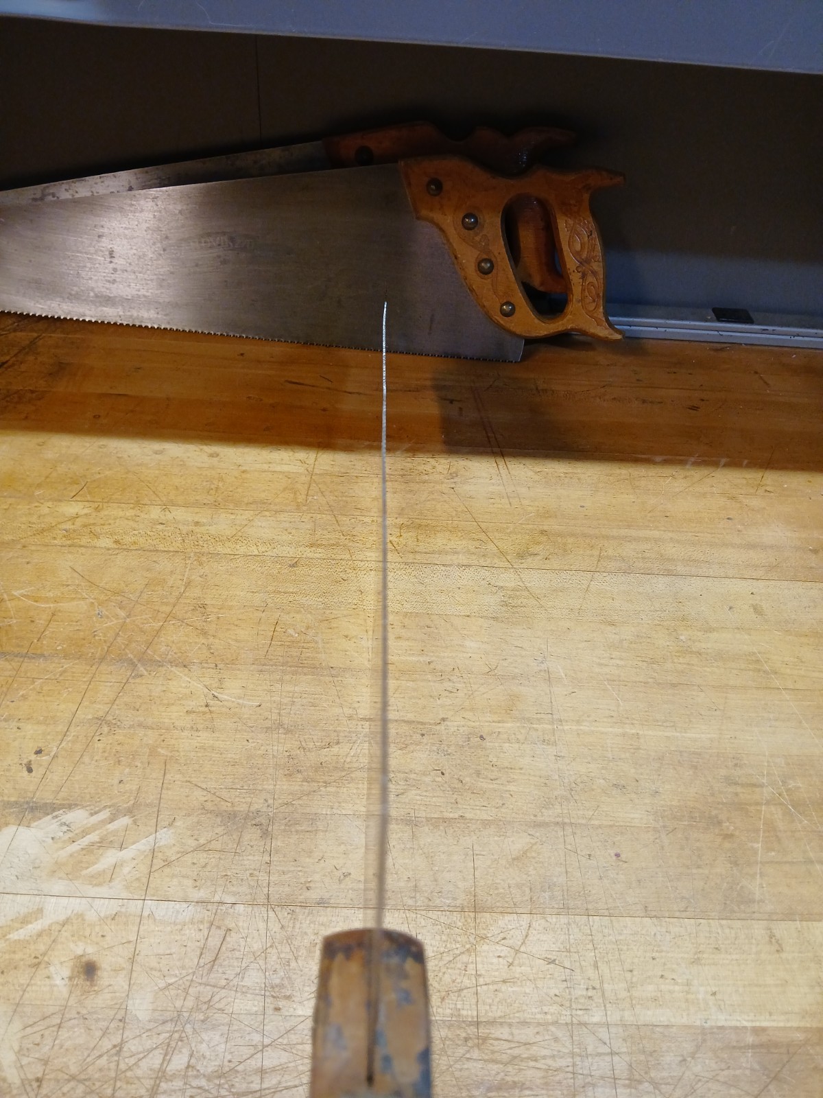 Henry Disston & Sons #12 Gentleman’s Panel Saw Hand Saw 12ppi Fine Crosscut NICE