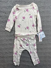 Carter's Just One You Baby Girls 6 Months Comfy Soft Floral Top & Bottom Set
