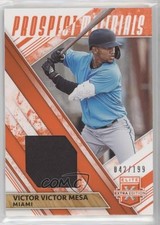 2019 Elite Extra Edition Prospect Materials Orange 42/199 Victor Victor Mesa 0w8