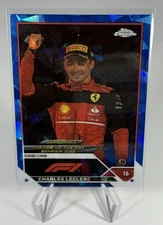 2023 Topps Chrome Sapphire Charles Leclerc F1 Driver Of The Day Bahrain #166 /99