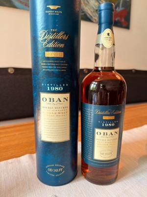 oban single malt scotch whisky 1980