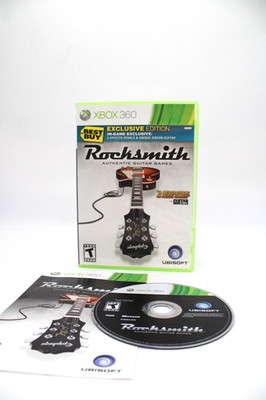 Refurbished Xbox 360 Rocksmith Best Buy Exclusive Edition Complete CIB Excellent