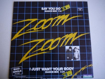 Zoom Zoom - I just want your Body - Maxi Vinyl 12''