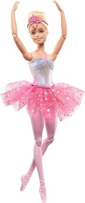 Barbie Dreamtopia Twinkle Lights Ballerina Doll - Sparkly Pink Magical Play!