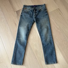 Ralph Lauren Purple Label 750 Straight Ankle Jean Blue Women  s 27 Measures 30 