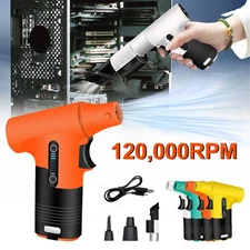 120000RPM Brushless Motor Turbo Blower Fan Mini  Fan Handheld 3 Speed